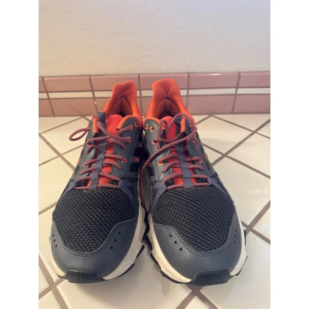 Adidas Trail Running Shoes Mens Size 13 US Gray Red‎ Outdoors Athletic Sneakers